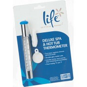 Deluxe chrome thermometer